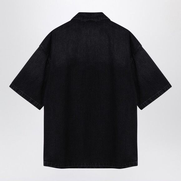 Prada Black Denim Shirt - Picture 2 of 2